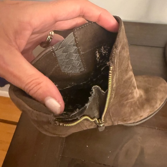 Timberland Women’s Waterproof Nubuck Leather Heeled Ankle Boots Brown Size 6 - Picture 6 of 7